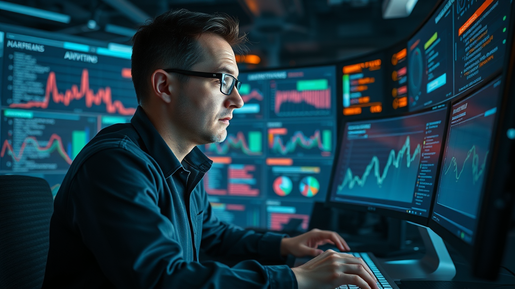 ethical persuasion vs manipulation - Security analyst monitoring algorithmic activity for manipulation in digital marketing