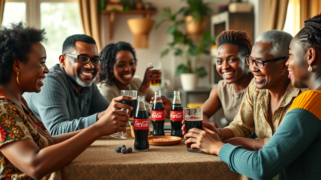Coca-Cola brand psychology Africa joyful family togetherness African home