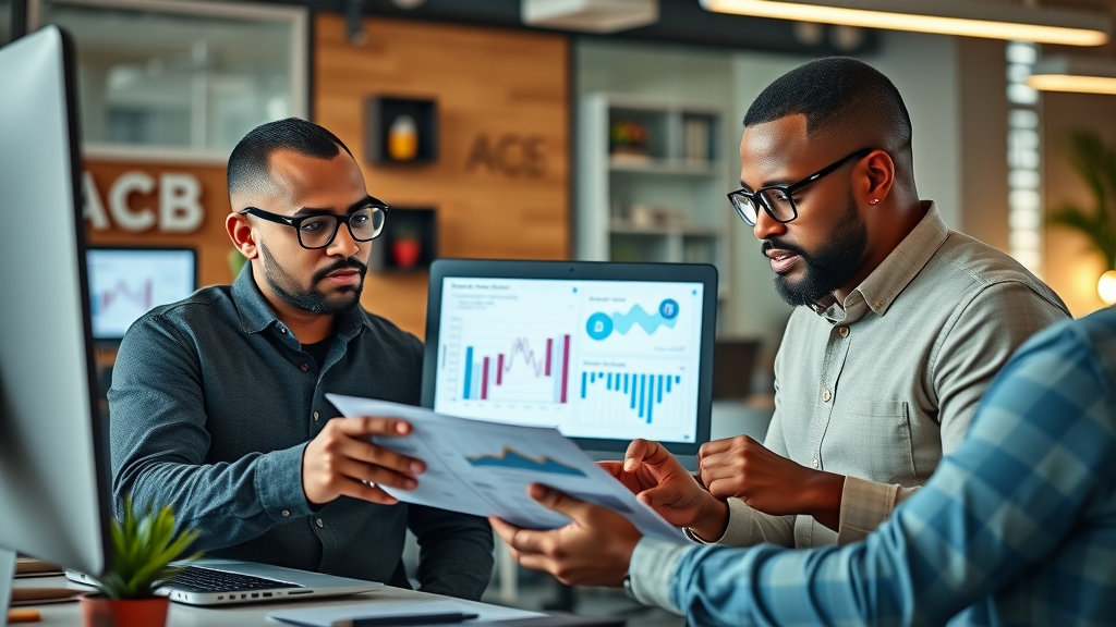 African social media marketing trends - South African marketing agency analyzing social media charts