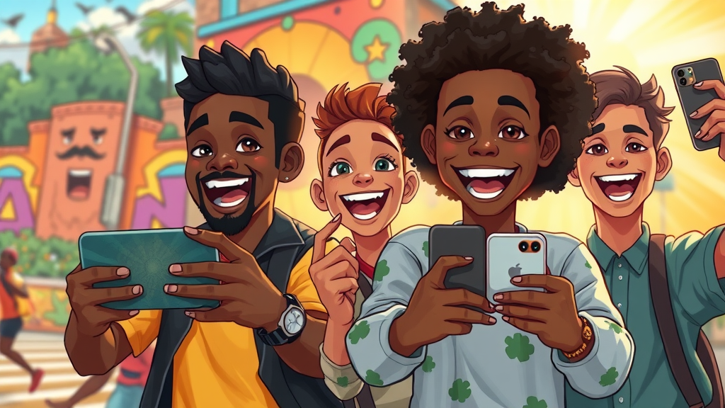 African social media marketing trends - Young African content creators filming engaging short-form video
