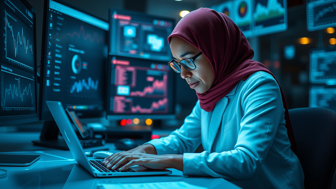 Overwhelmed social media manager handling crisis notifications for brand crisis management Africa